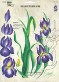 CLEARANCE:  Plaid One Stroke Reusable Teaching Guide 1103 Irises - Donna Dewberry