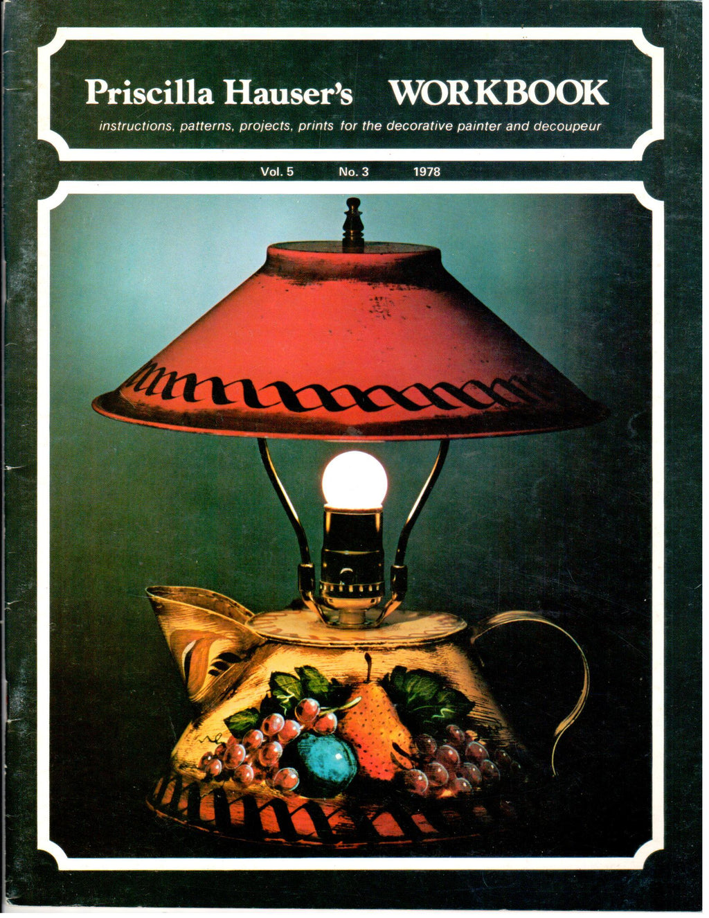 CLEARANCE:  Priscilla Hauser's Workbook 1978 Volume 5 No. 3 - Priscilla Hauser