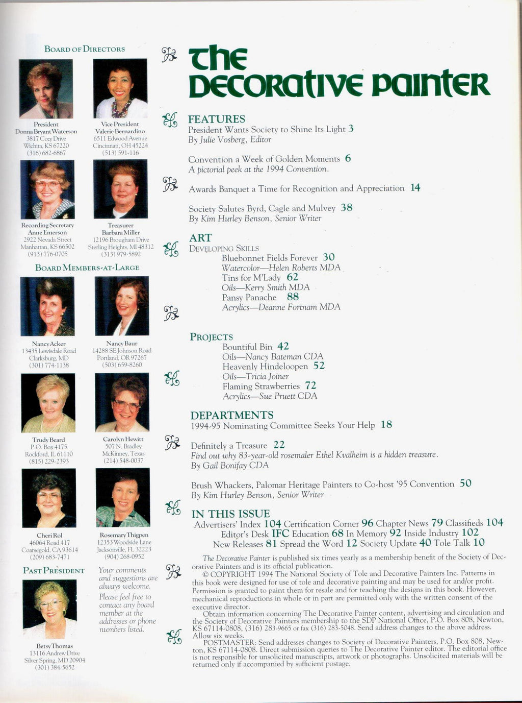 The Decorative Painter - 1994 Issue 4