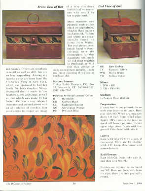 The Decorative Painter - 1994 Issue 1 - OOP