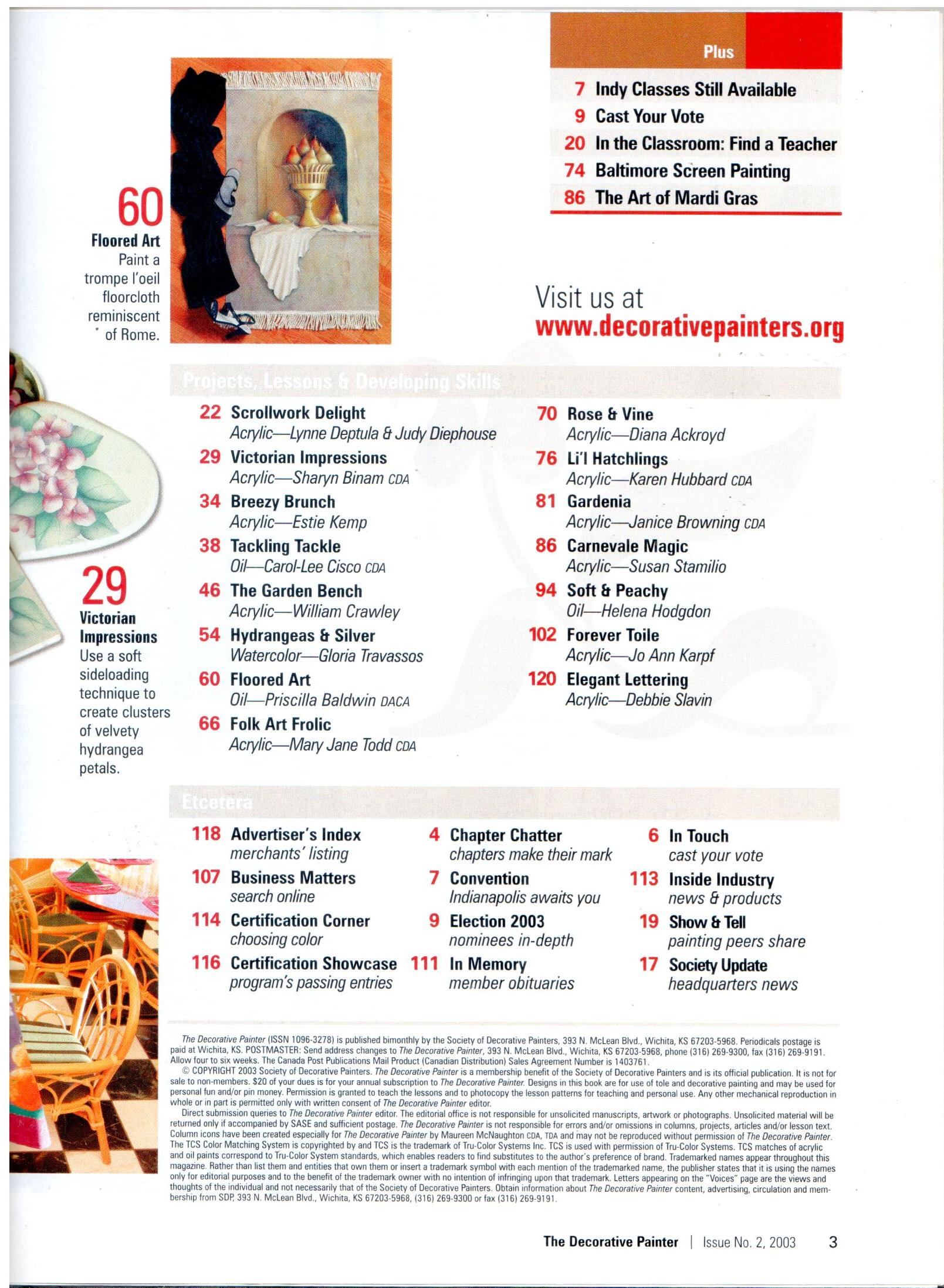 The Decorative Painter - 2003 Issue 2