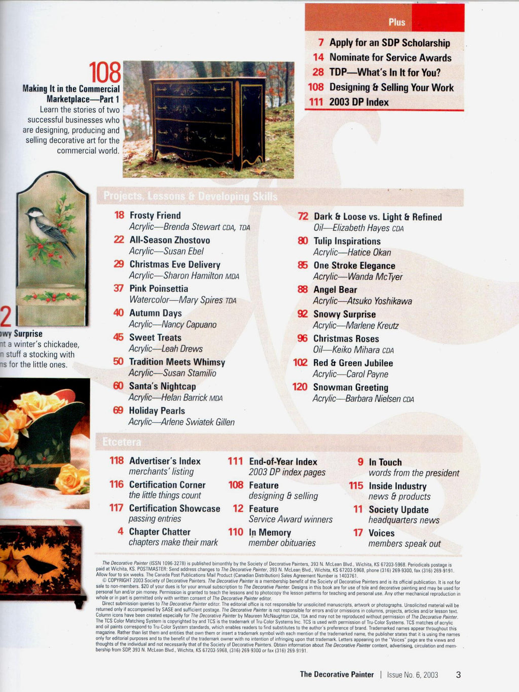 The Decorative Painter - 2003 Issue 6