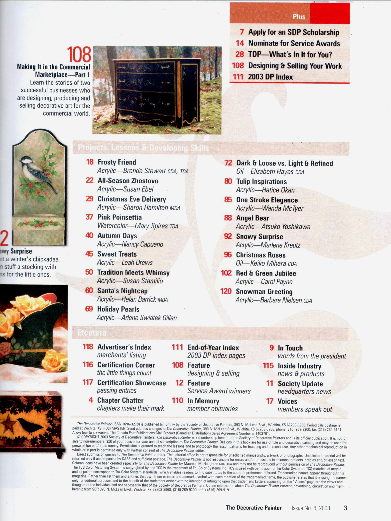 The Decorative Painter - 2003 Issue 6