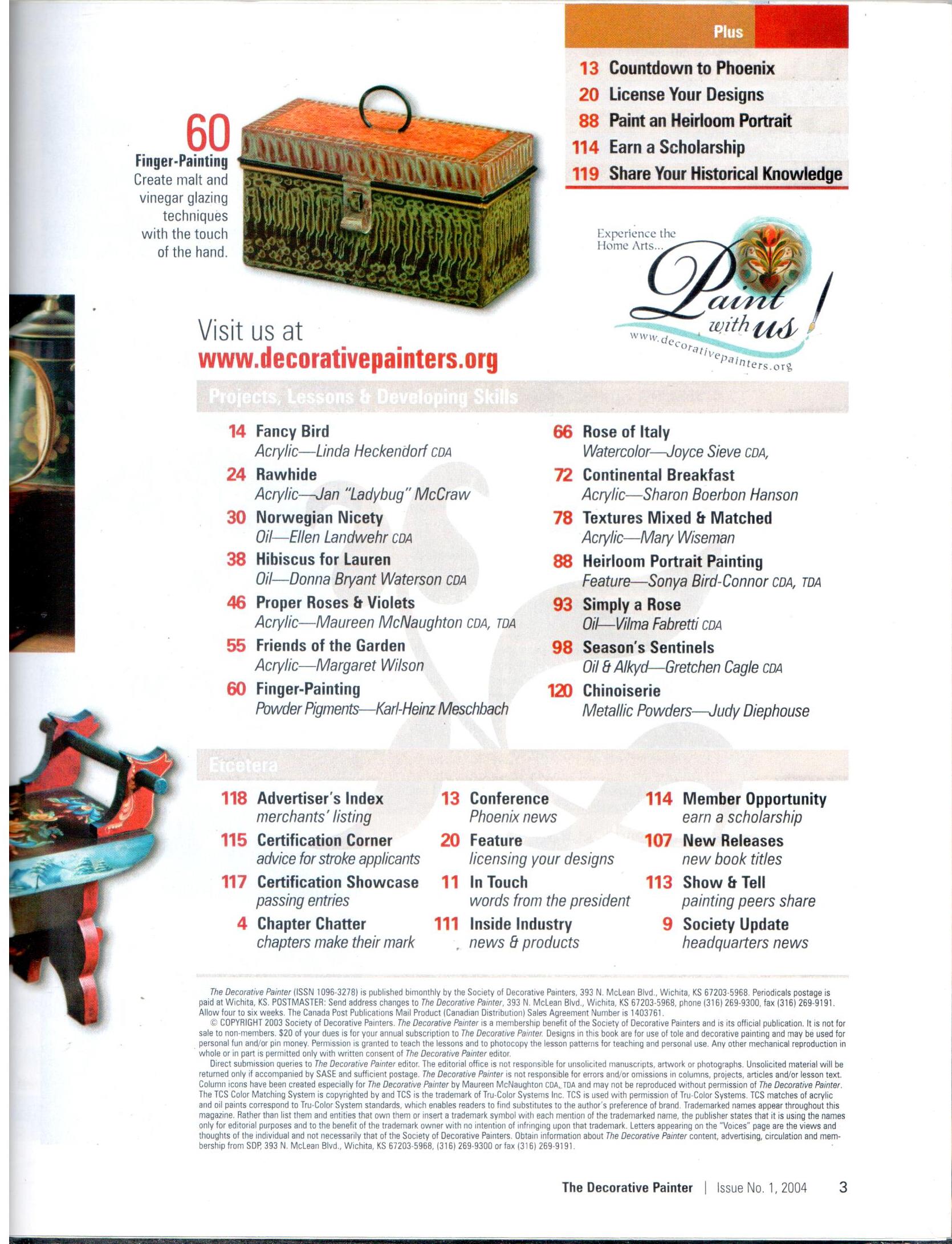 The Decorative Painter - 2004 Issue 1