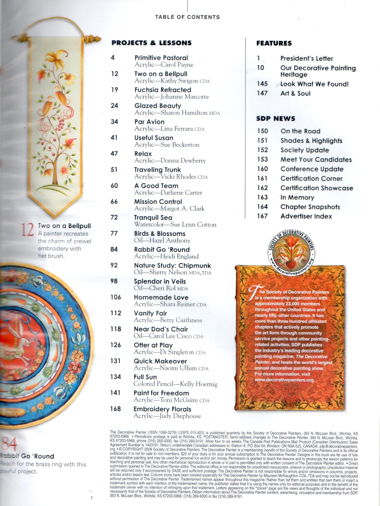 The Decorative Painter - 2008 Issue 1 Spring