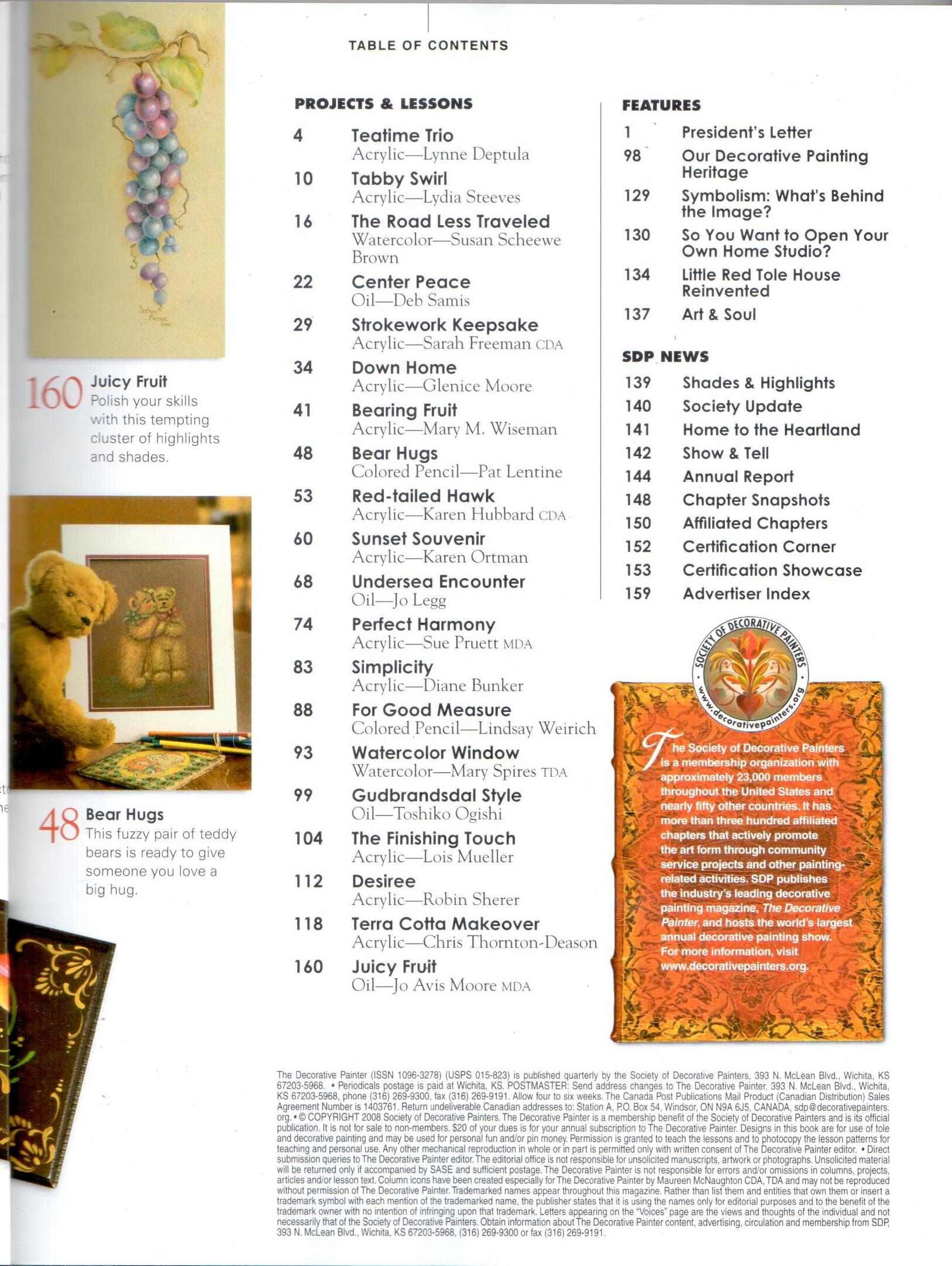 The Decorative Painter - 2008 Issue Fall