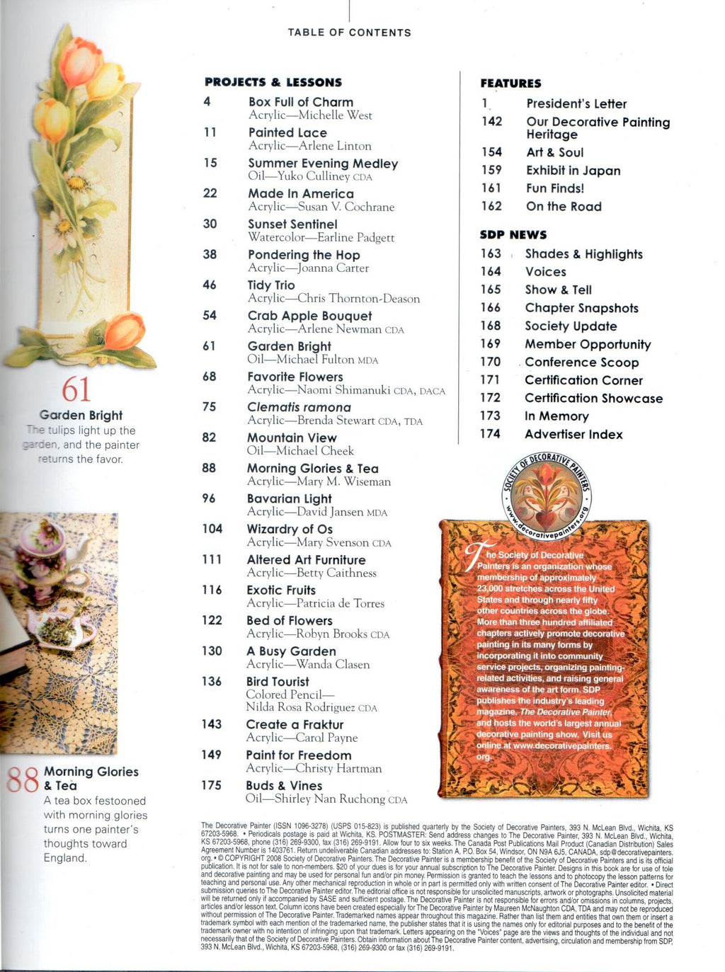 The Decorative Painter - 2008 Issue Summer