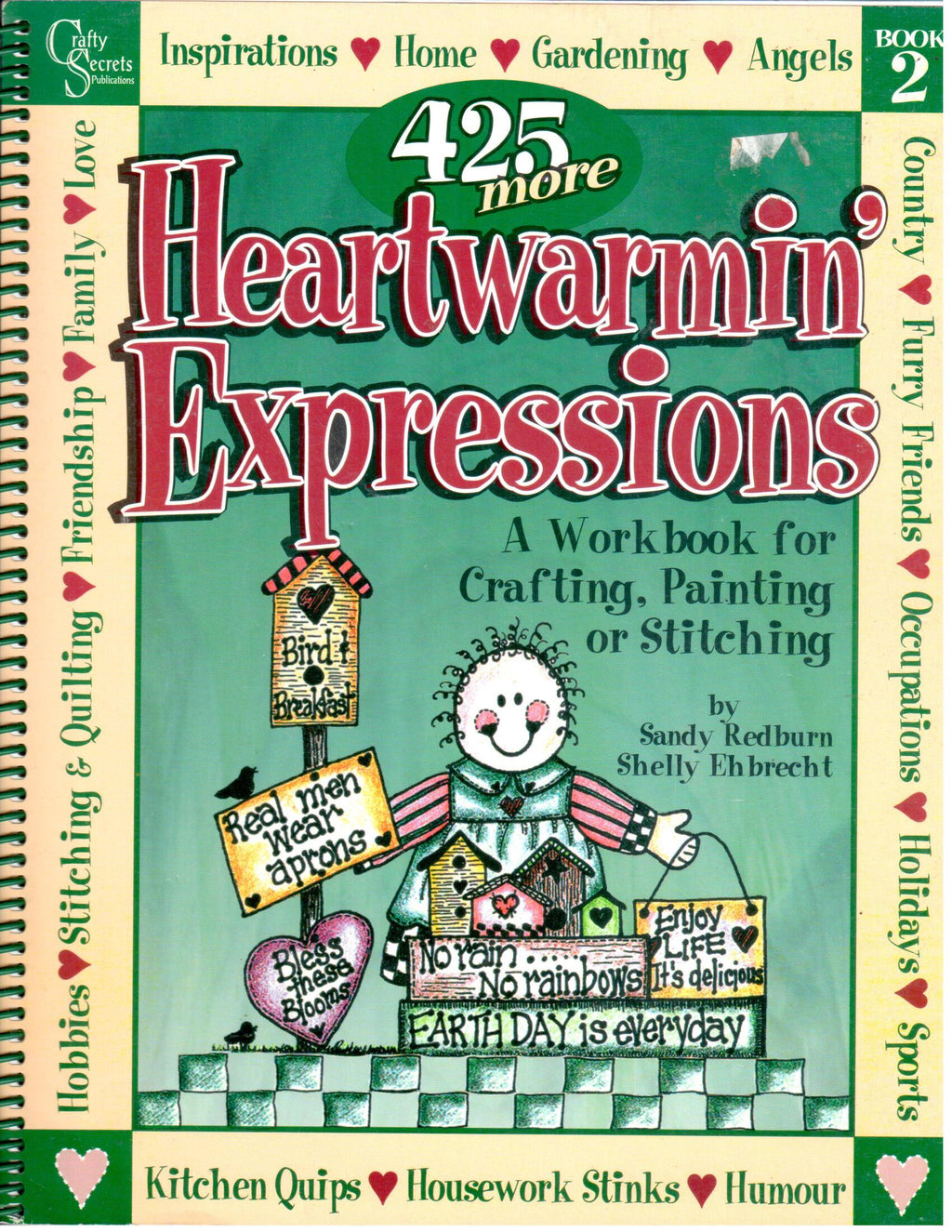 CLEARANCE: 425 More Heartwarmin' Expressions Book 2 - Sandy Redburn and Shelly Ehbrecht