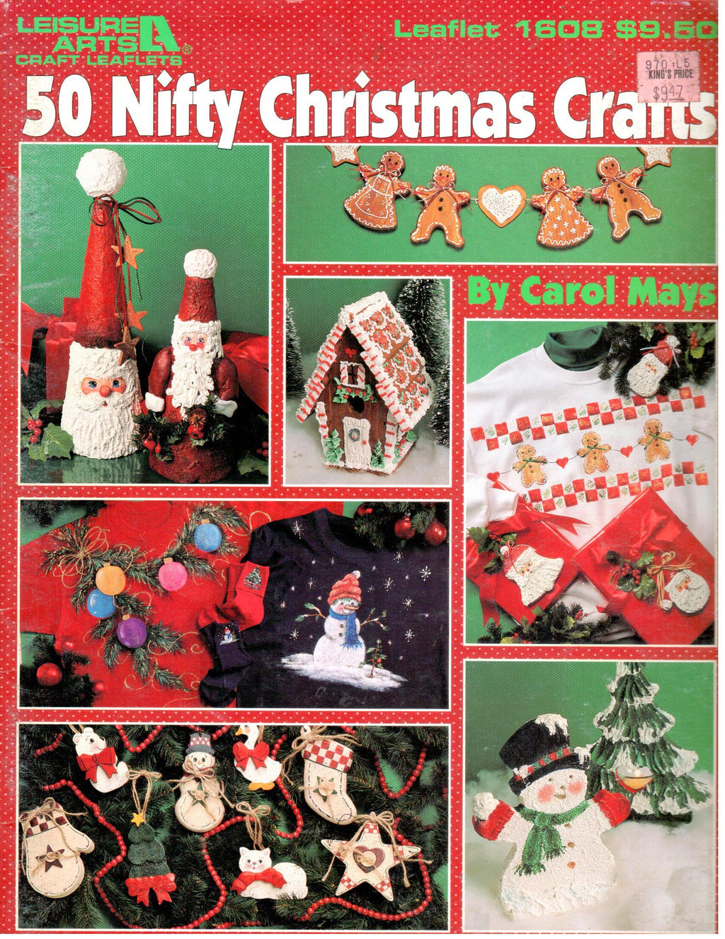 CLEARANCE: 50 Nifty Christmas Crafts - Carol Mays