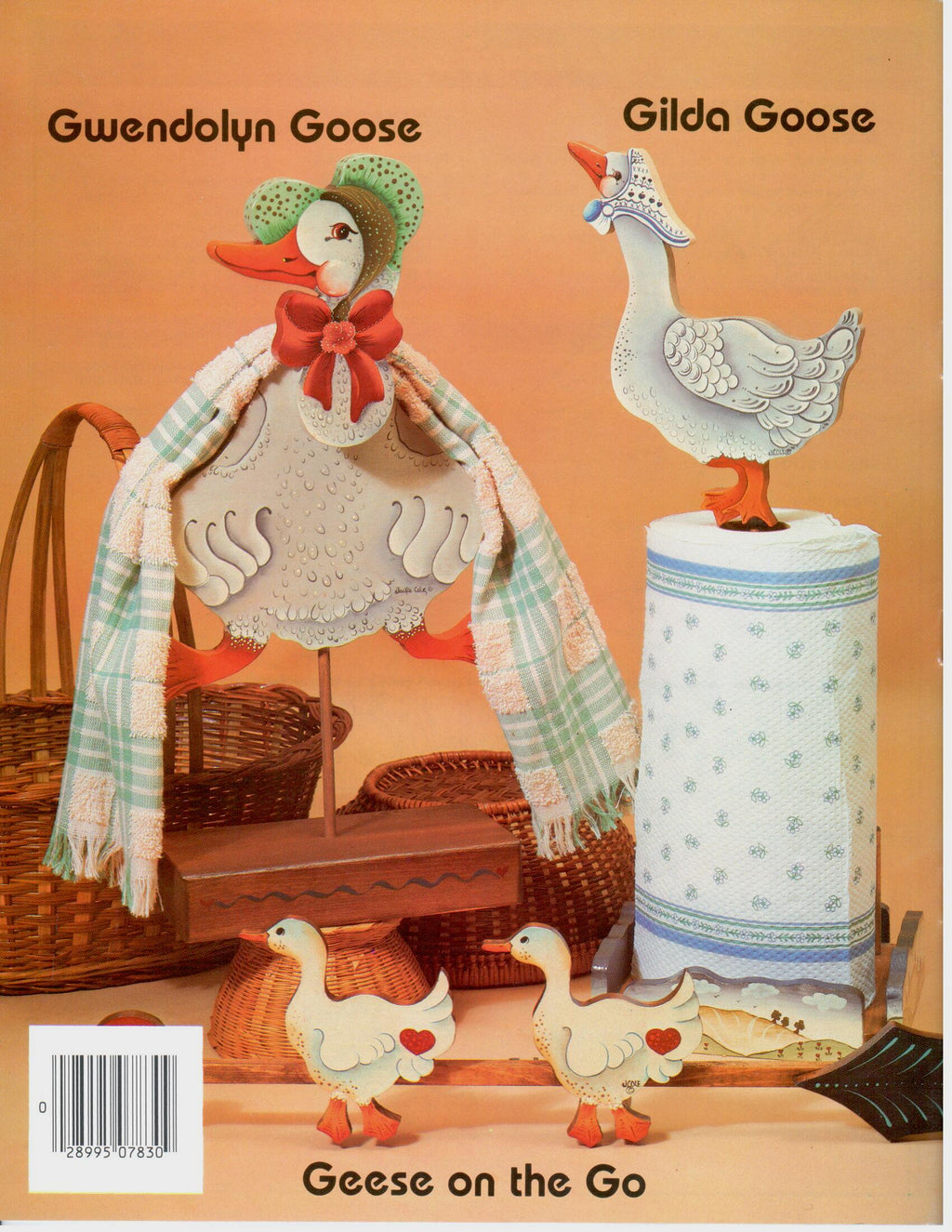 CLEARANCE: Goose Feathers Folk Art Painting - Jackie Cole