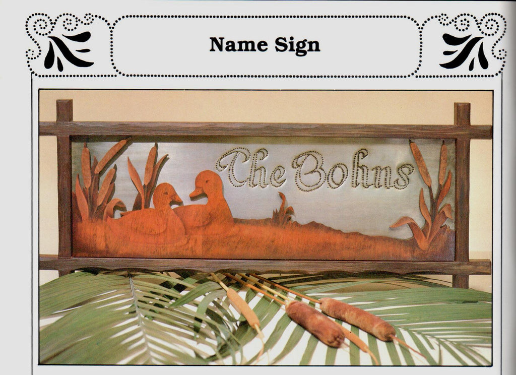CLEARANCE: Tole Painting on Country Punched Tin - Jackie Shaw