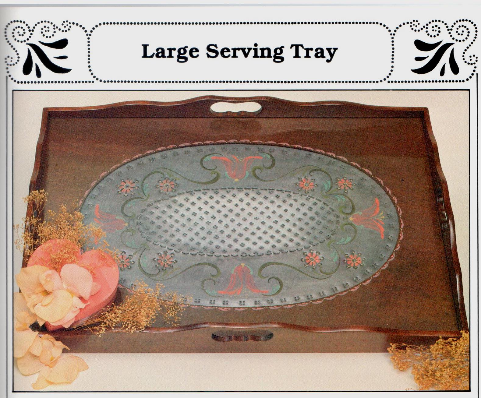 CLEARANCE: Tole Painting on Country Punched Tin - Jackie Shaw