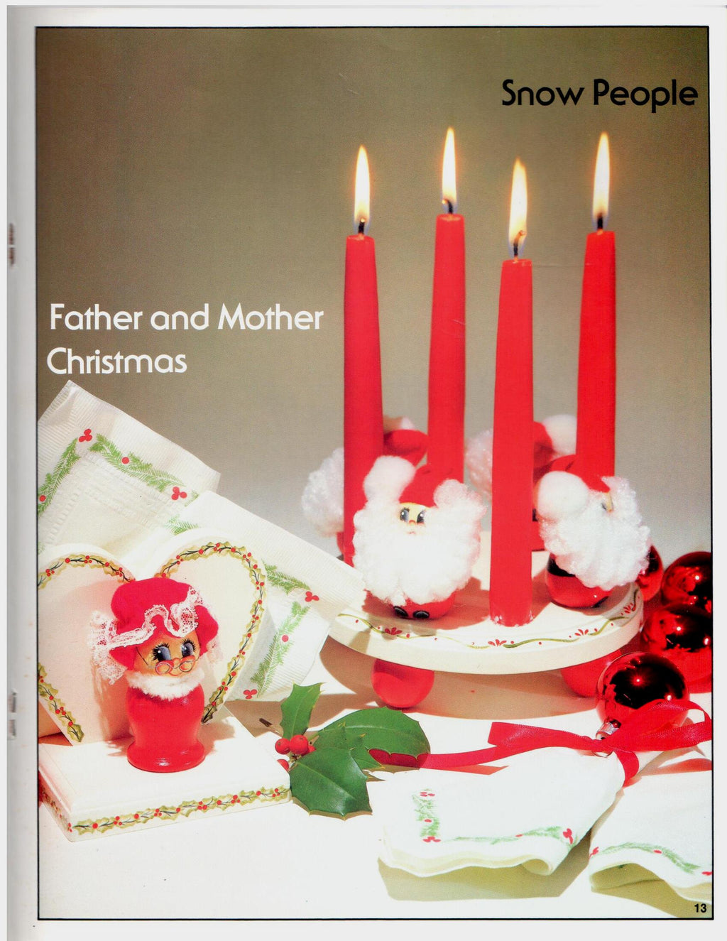 CLEARANCE: Folksy Roly Poly Characters Wood Turnings - Mary Christiansen
