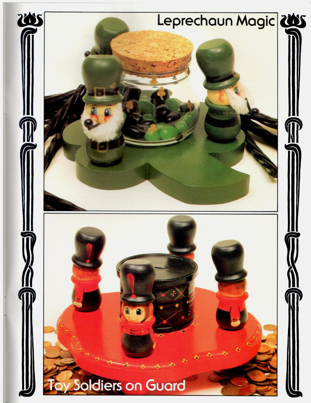 CLEARANCE: Folksy Roly Poly Characters Wood Turnings - Mary Christiansen