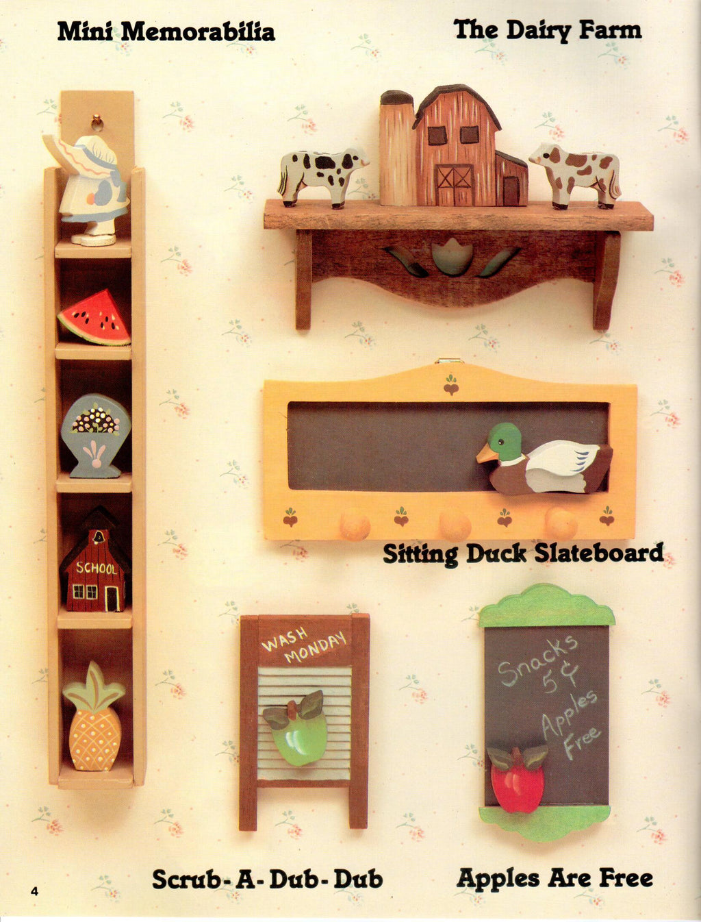 CLEARANCE: Miniature Folk Art Collectibles - June Hodges