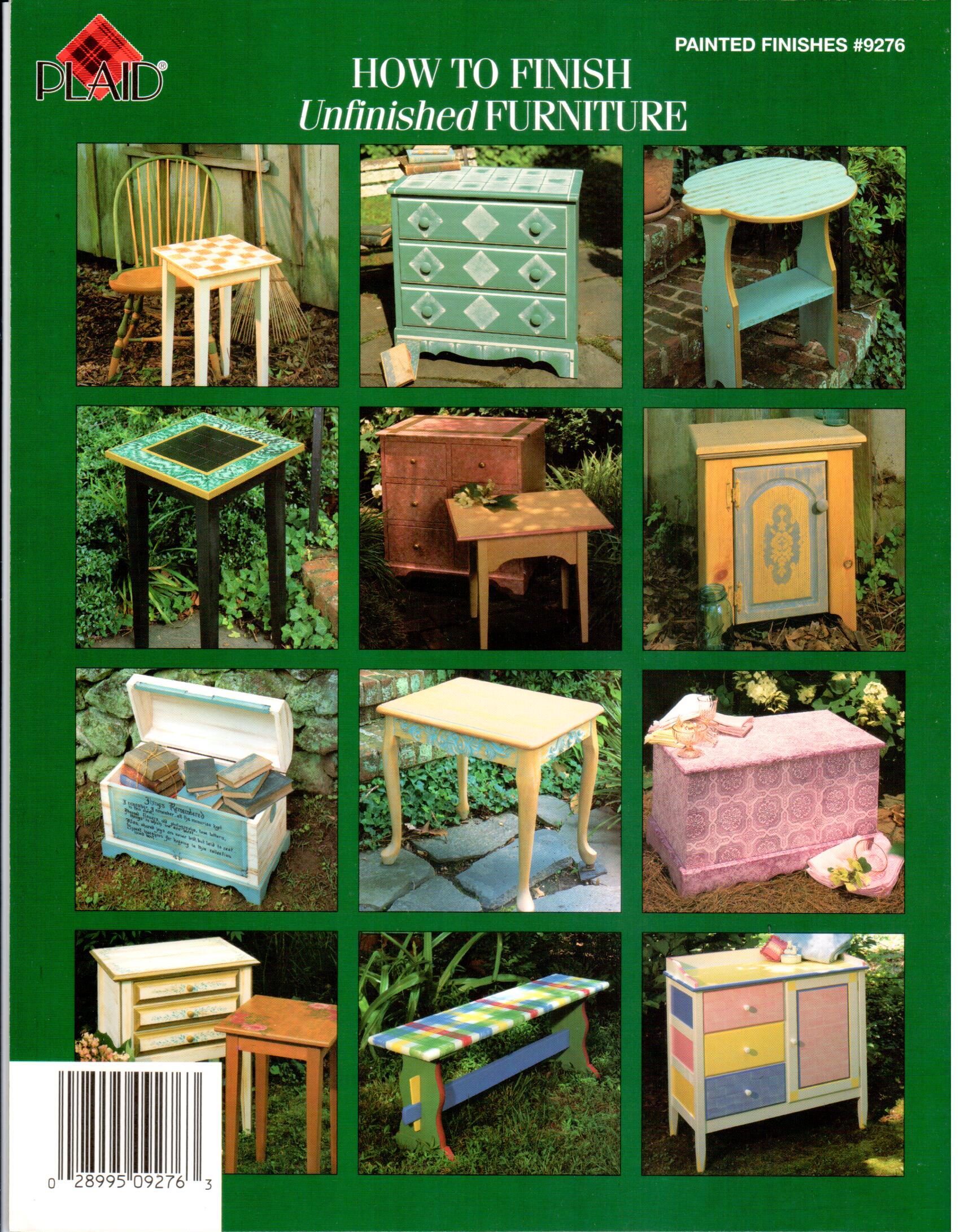 CLEARANCE: How to Finish Unfinished Furniture - Susan Goans Driggers