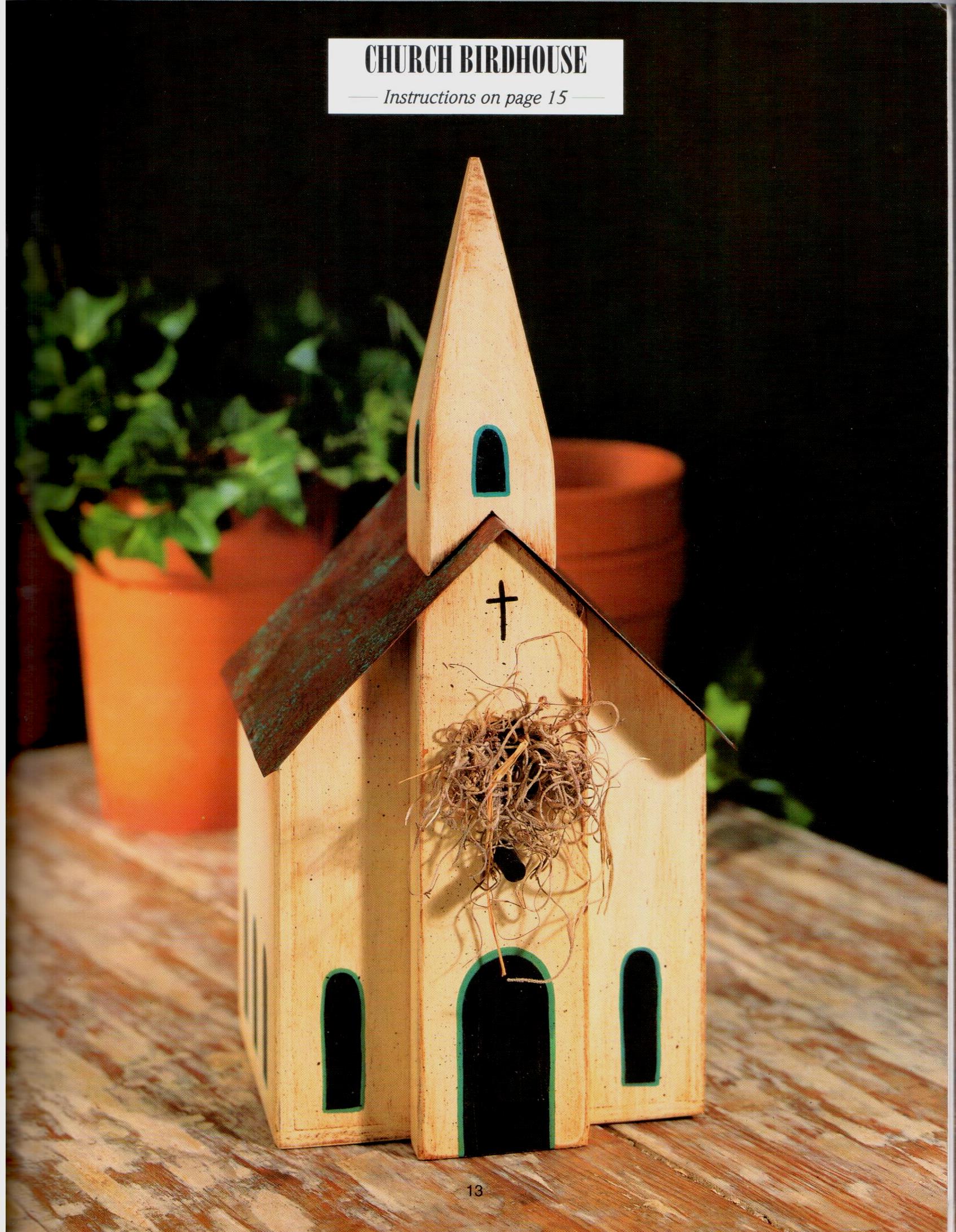 CLEARANCE: Birdhouses with Country Charm - Faith Rollins