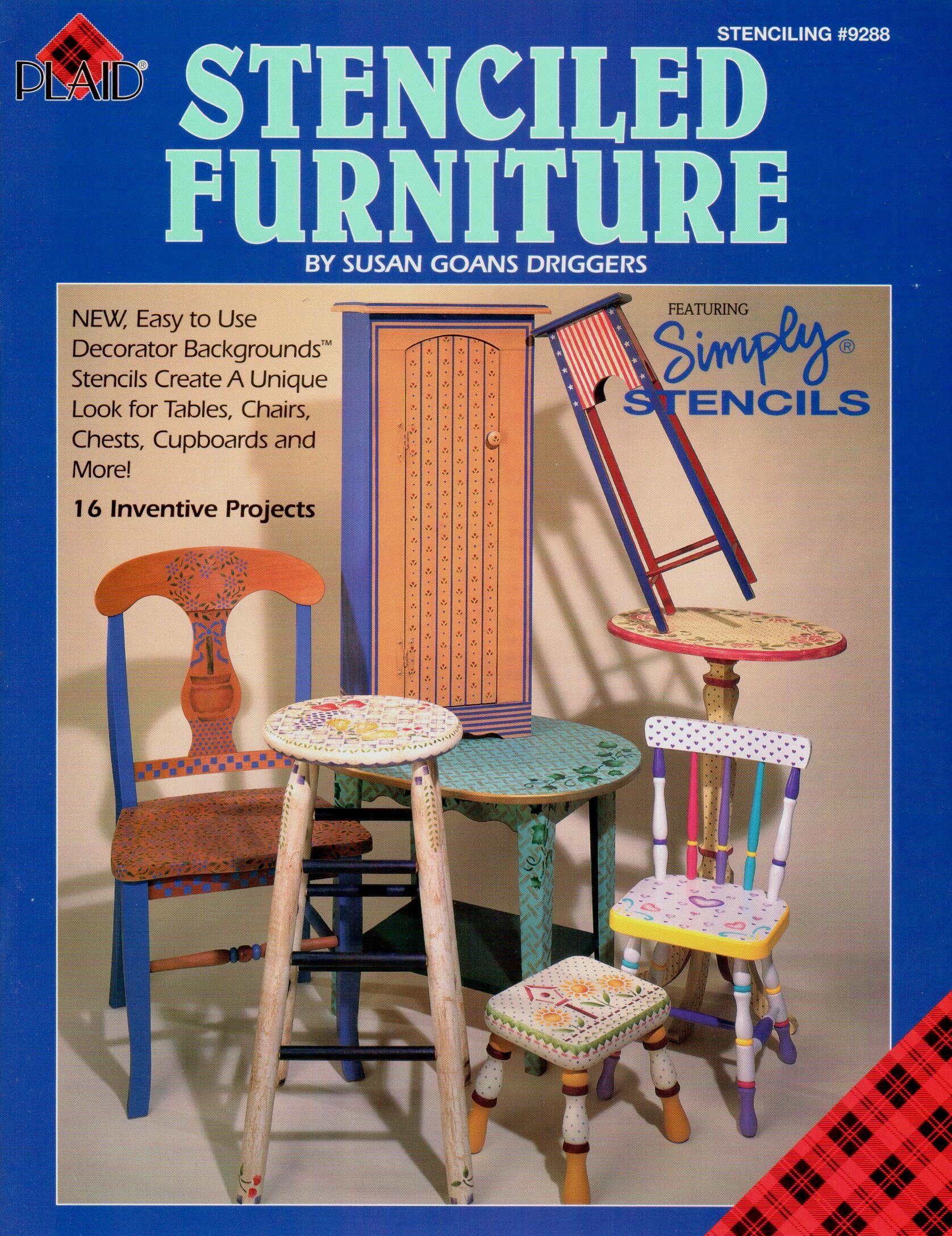 CLEARANCE: Stenciled Furniture - Susan Goans Driggers