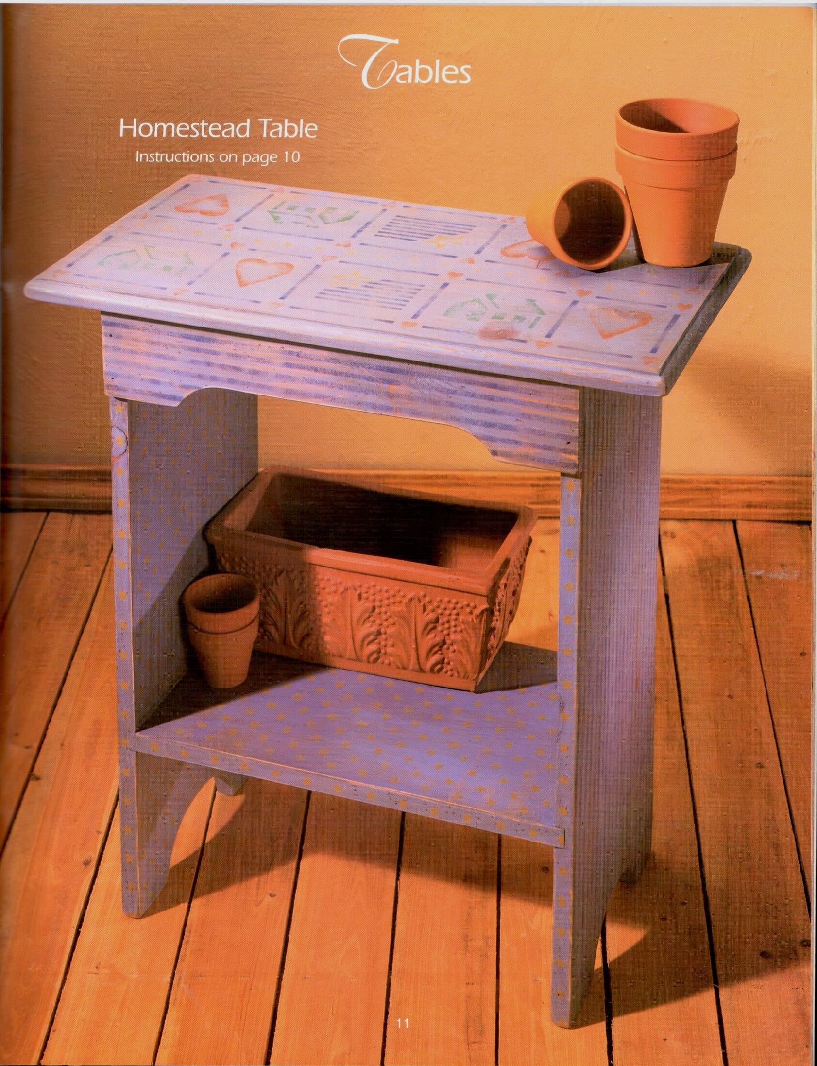 CLEARANCE: Stenciled Furniture - Susan Goans Driggers