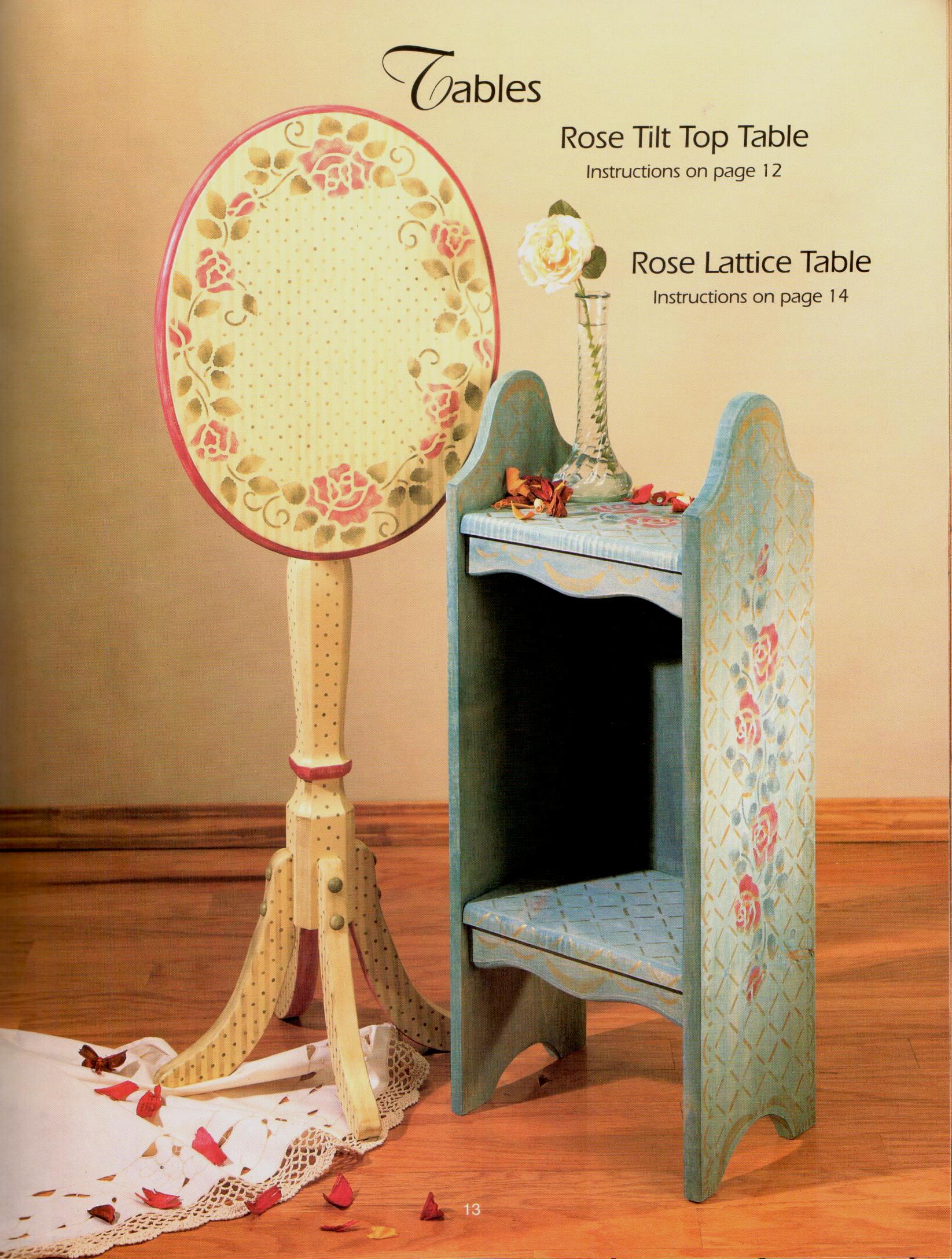 CLEARANCE: Stenciled Furniture - Susan Goans Driggers