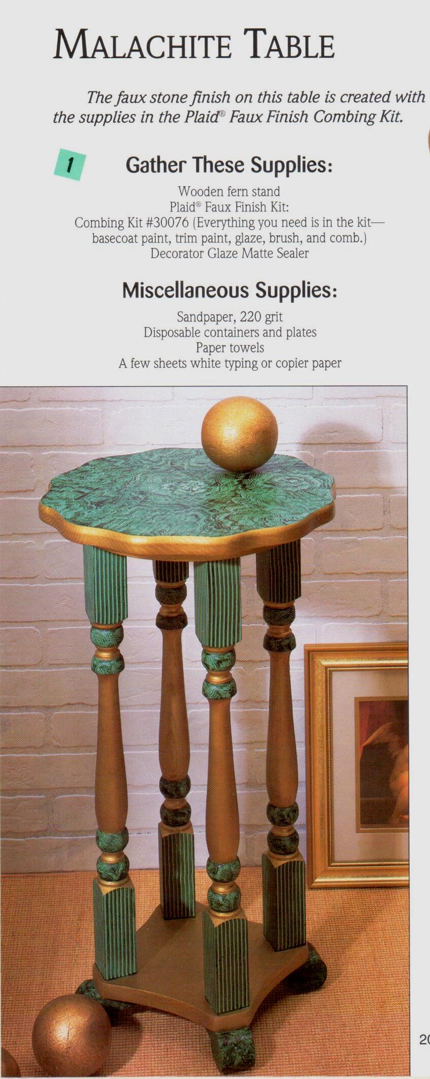 CLEARANCE: Combed Furniture - Susan Goans Driggers