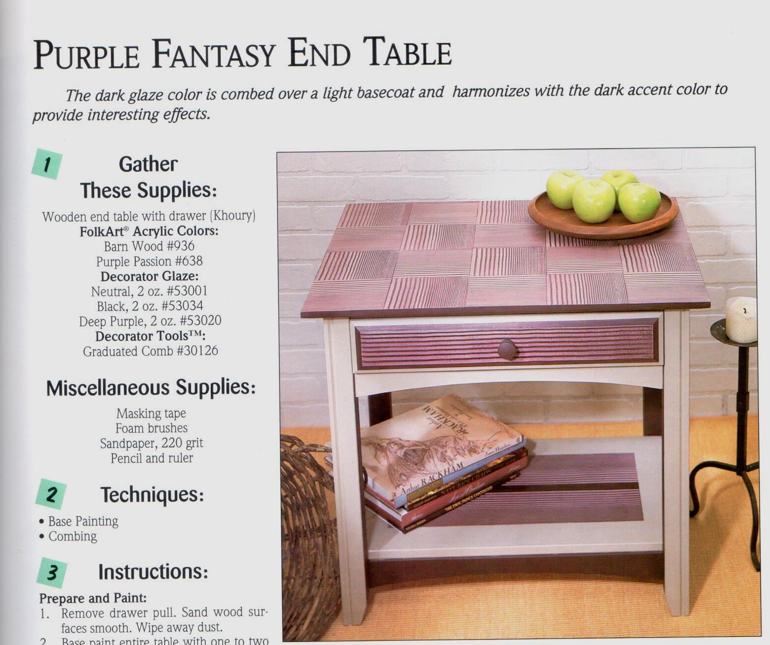 CLEARANCE: Combed Furniture - Susan Goans Driggers