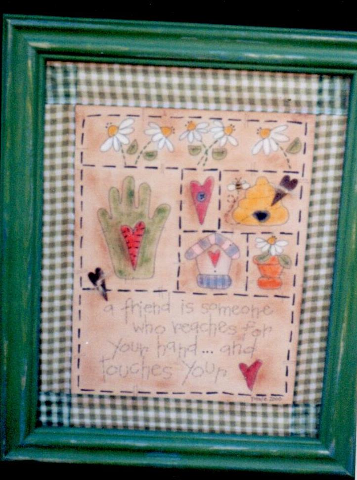 A Friend Is Sampler - Tamie Ethington-Rodke