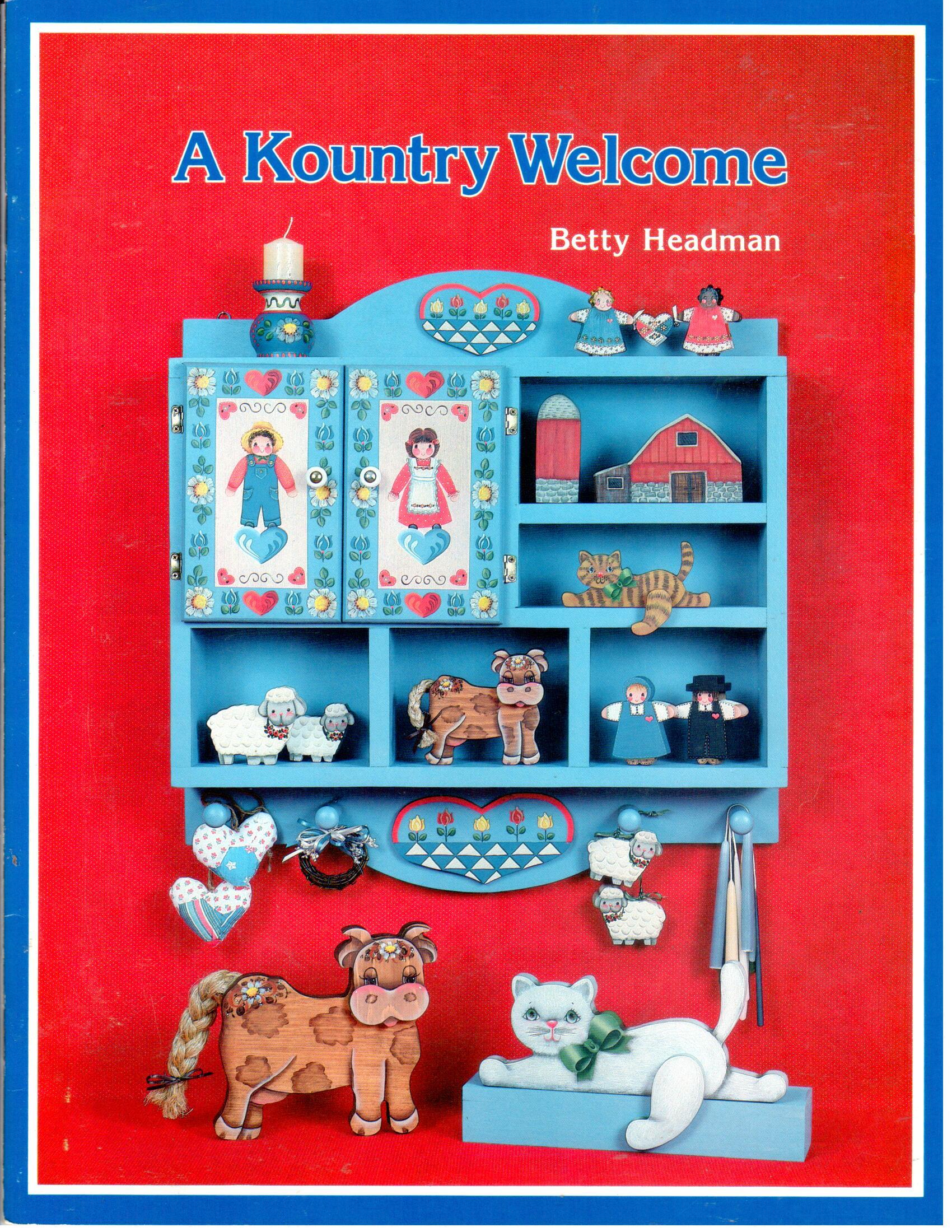CLEARANCE: A Kountry Welcome - Betty Headman