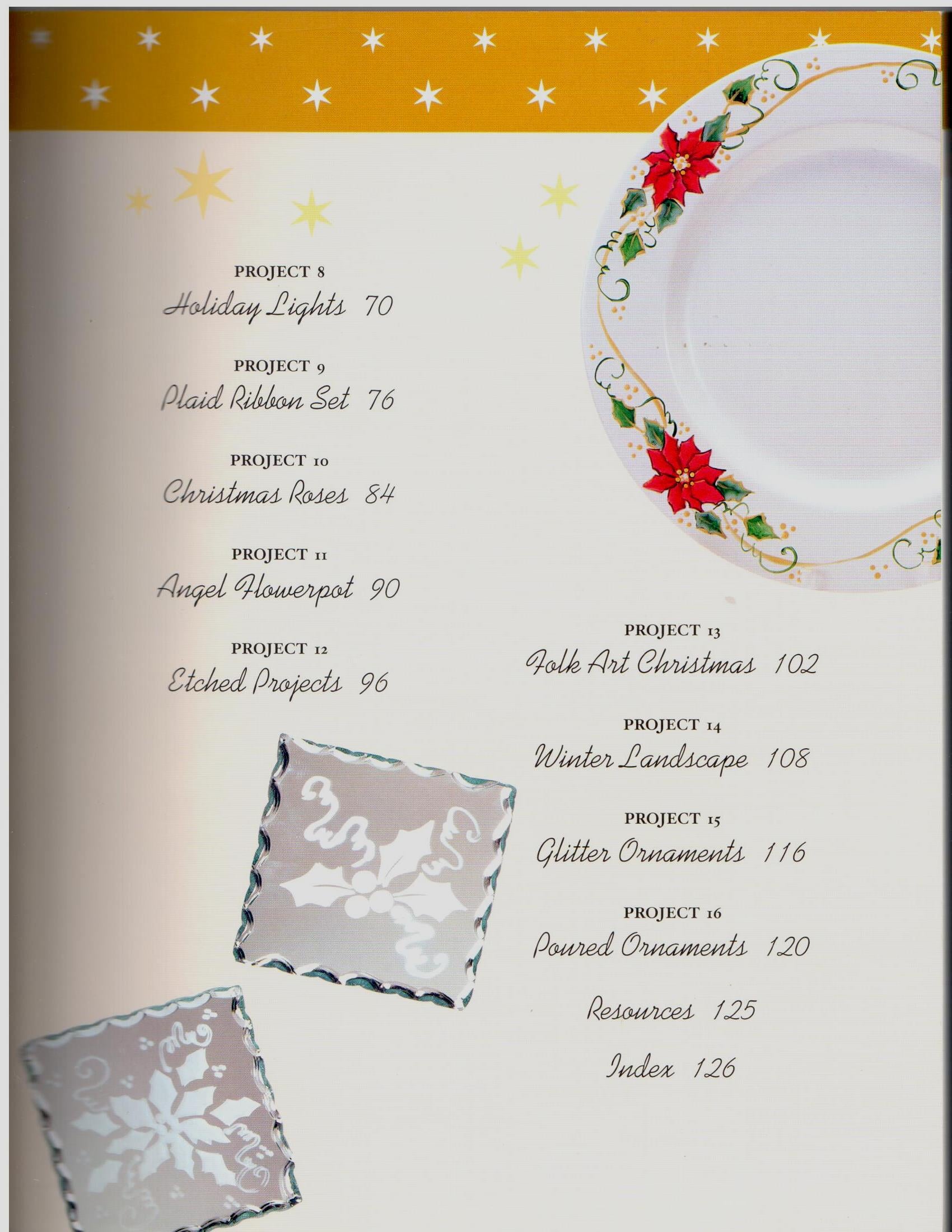 A Very Merry Handpainted Christmas - Carol Mays - OOP