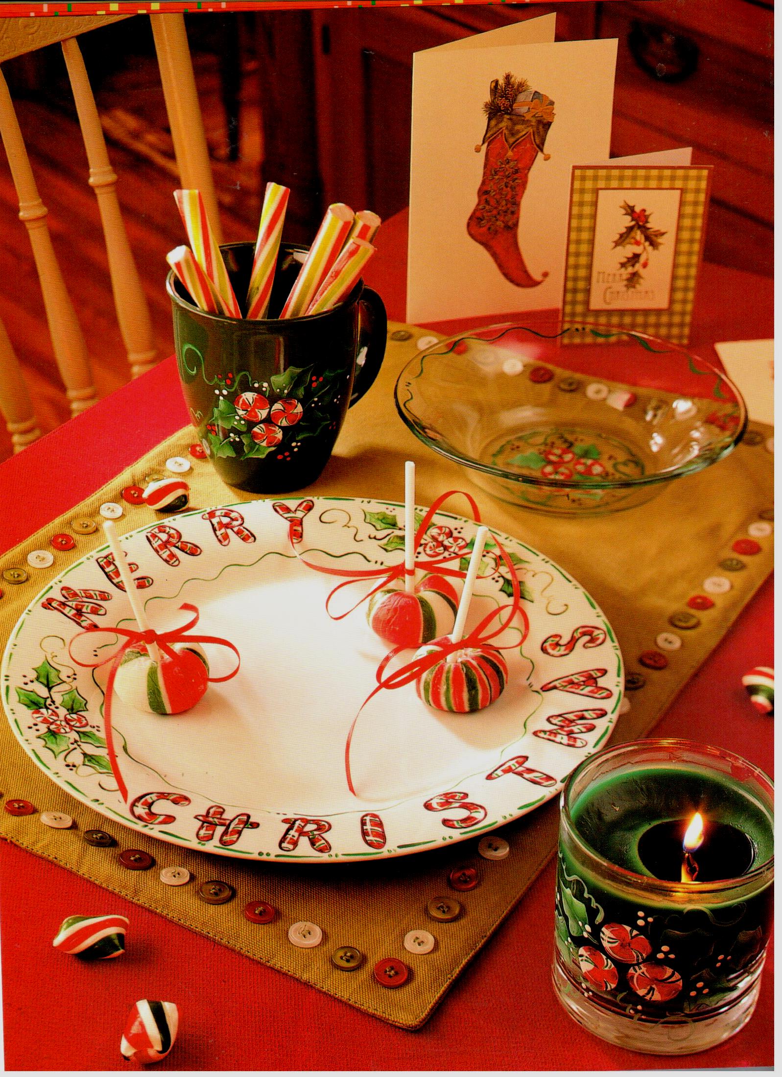 A Very Merry Handpainted Christmas - Carol Mays - OOP