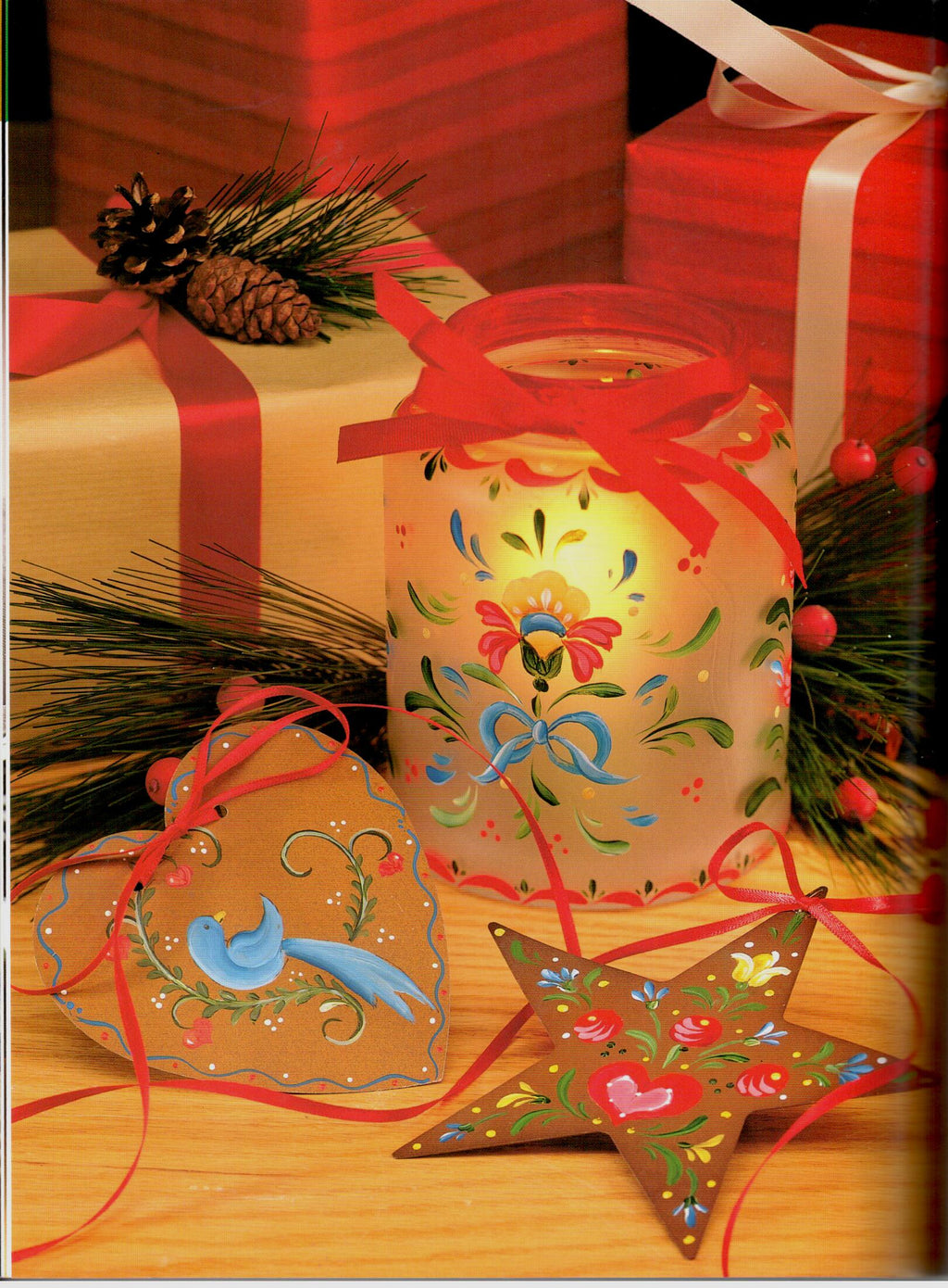 A Very Merry Handpainted Christmas - Carol Mays - OOP