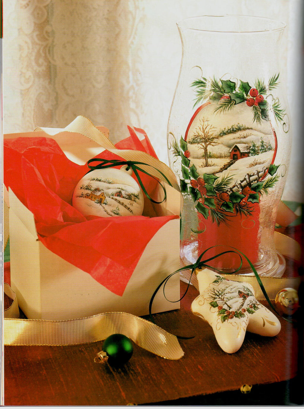A Very Merry Handpainted Christmas - Carol Mays - OOP