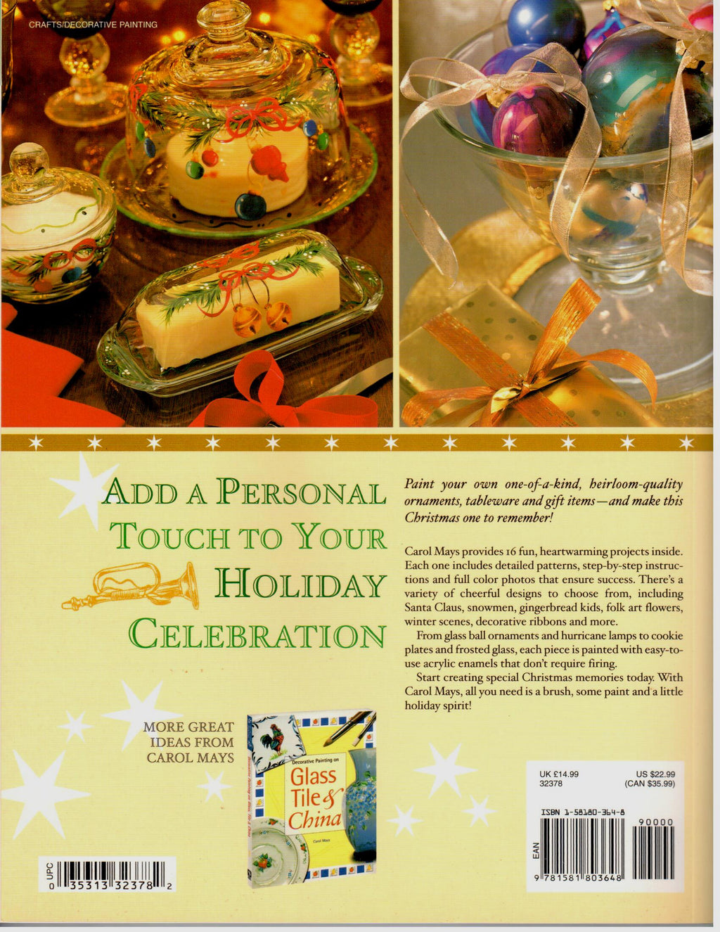 A Very Merry Handpainted Christmas - Carol Mays - OOP