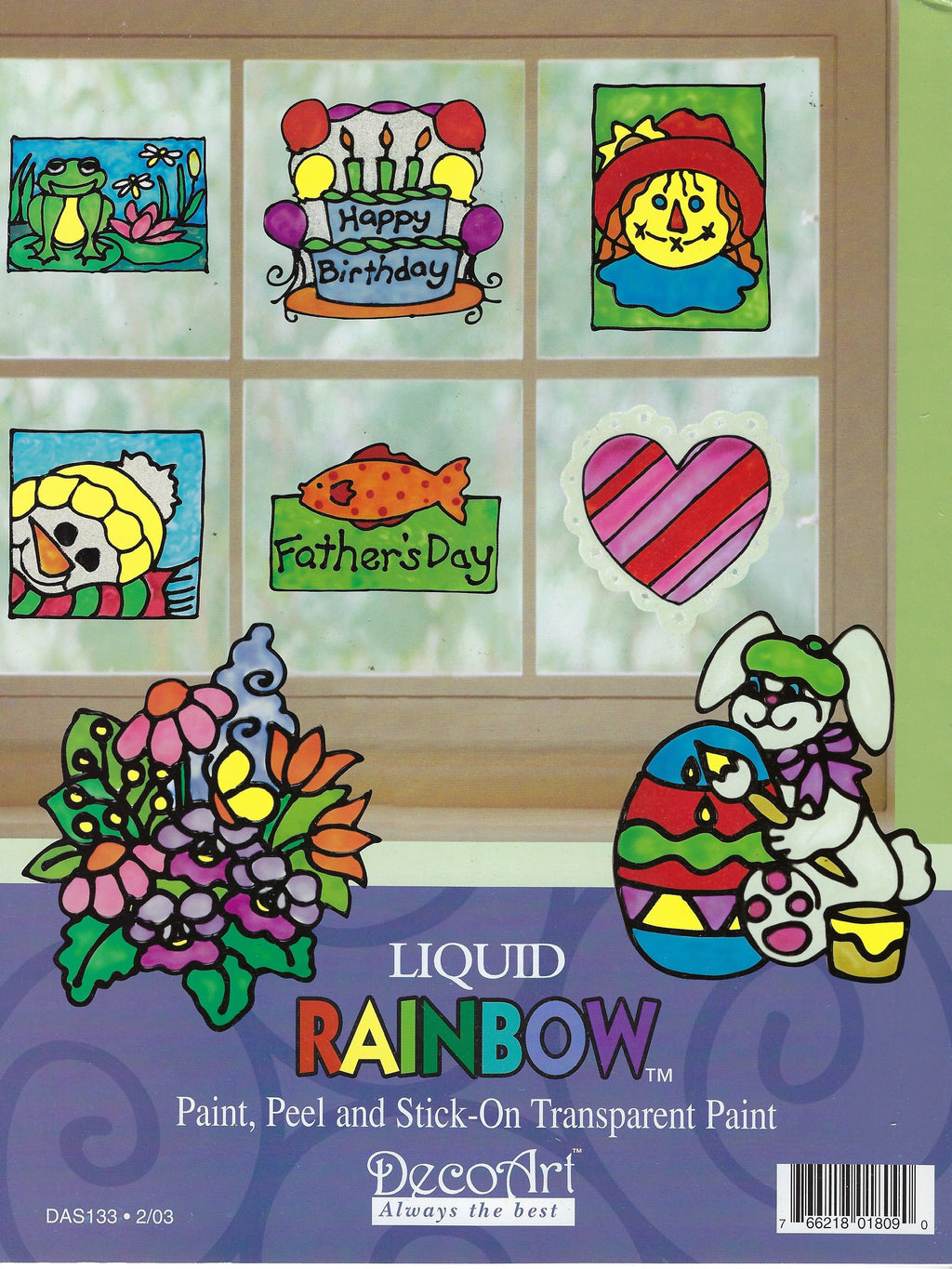 CLEARANCE: DecoArt Liquid Rainbow All Ocassion Designs (DAS133)