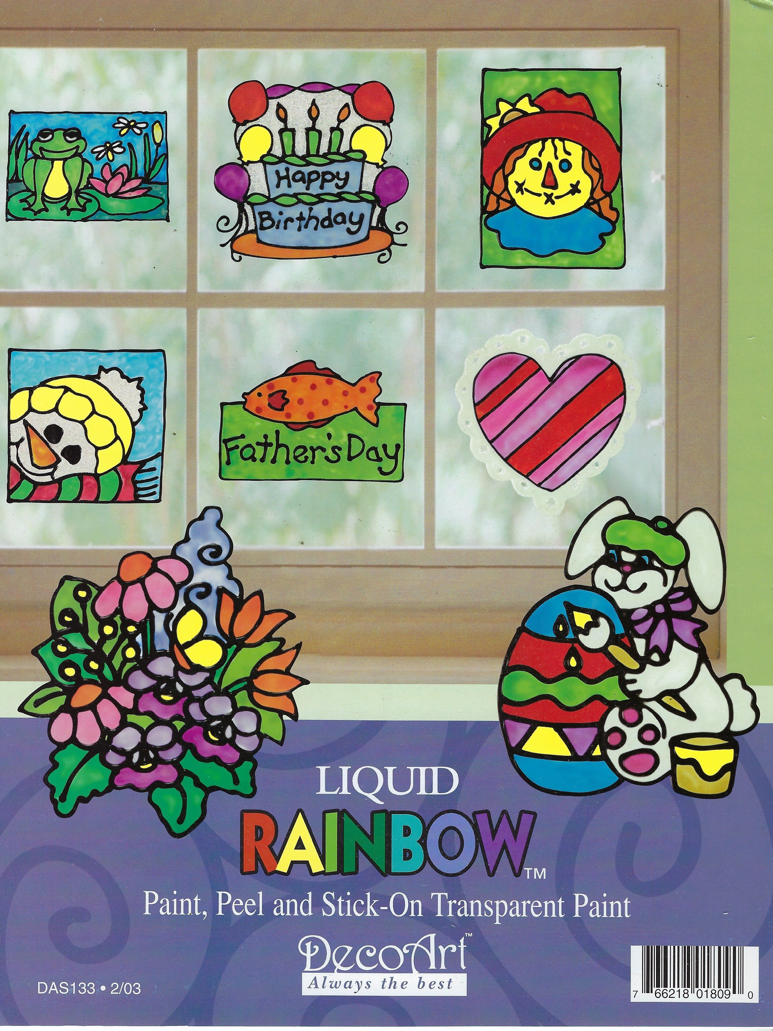 CLEARANCE: DecoArt Liquid Rainbow All Ocassion Designs (DAS133)
