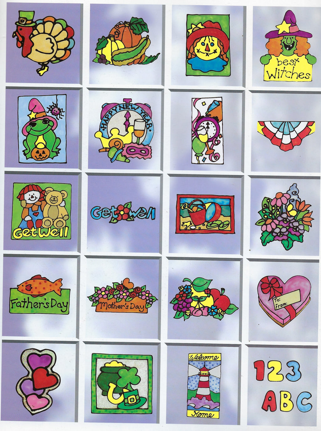 CLEARANCE: DecoArt Liquid Rainbow All Ocassion Designs (DAS133)