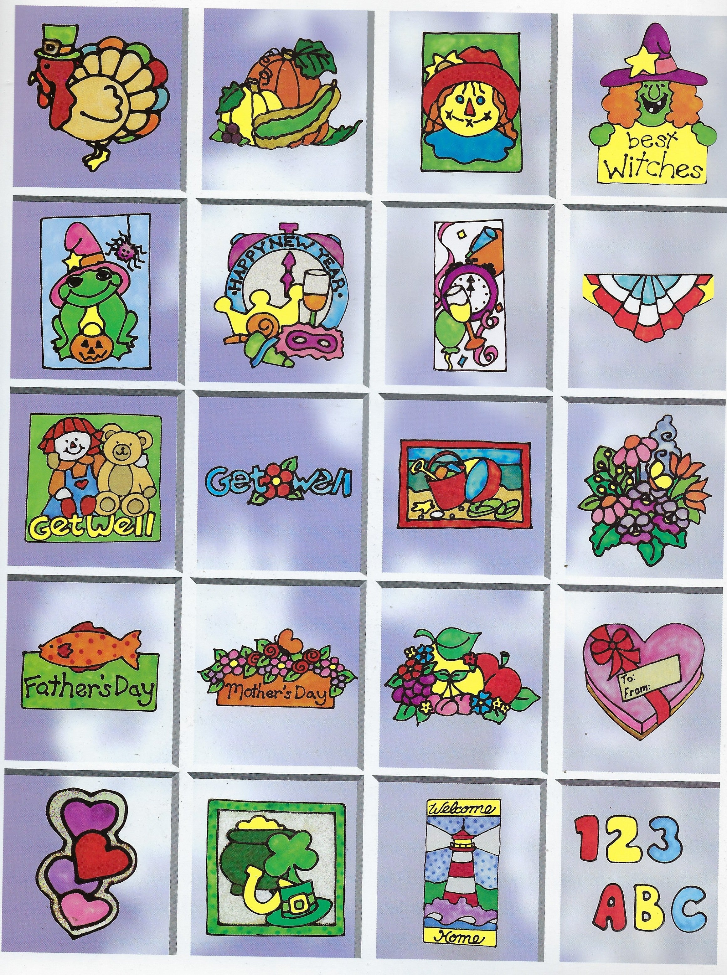 CLEARANCE: DecoArt Liquid Rainbow All Ocassion Designs (DAS133)