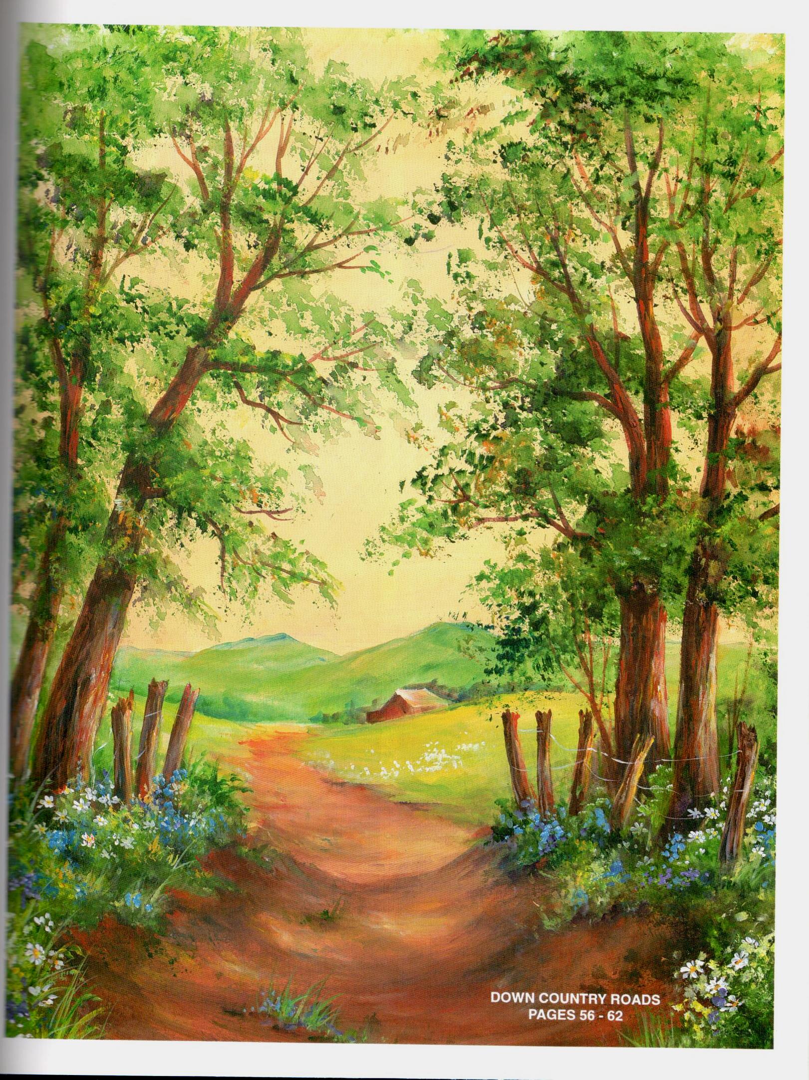 Along Country Roads - Susan Scheewe Brown - OOP