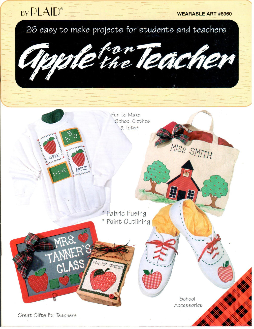 CLEARANCE: Apple for the Teacher - Plaid