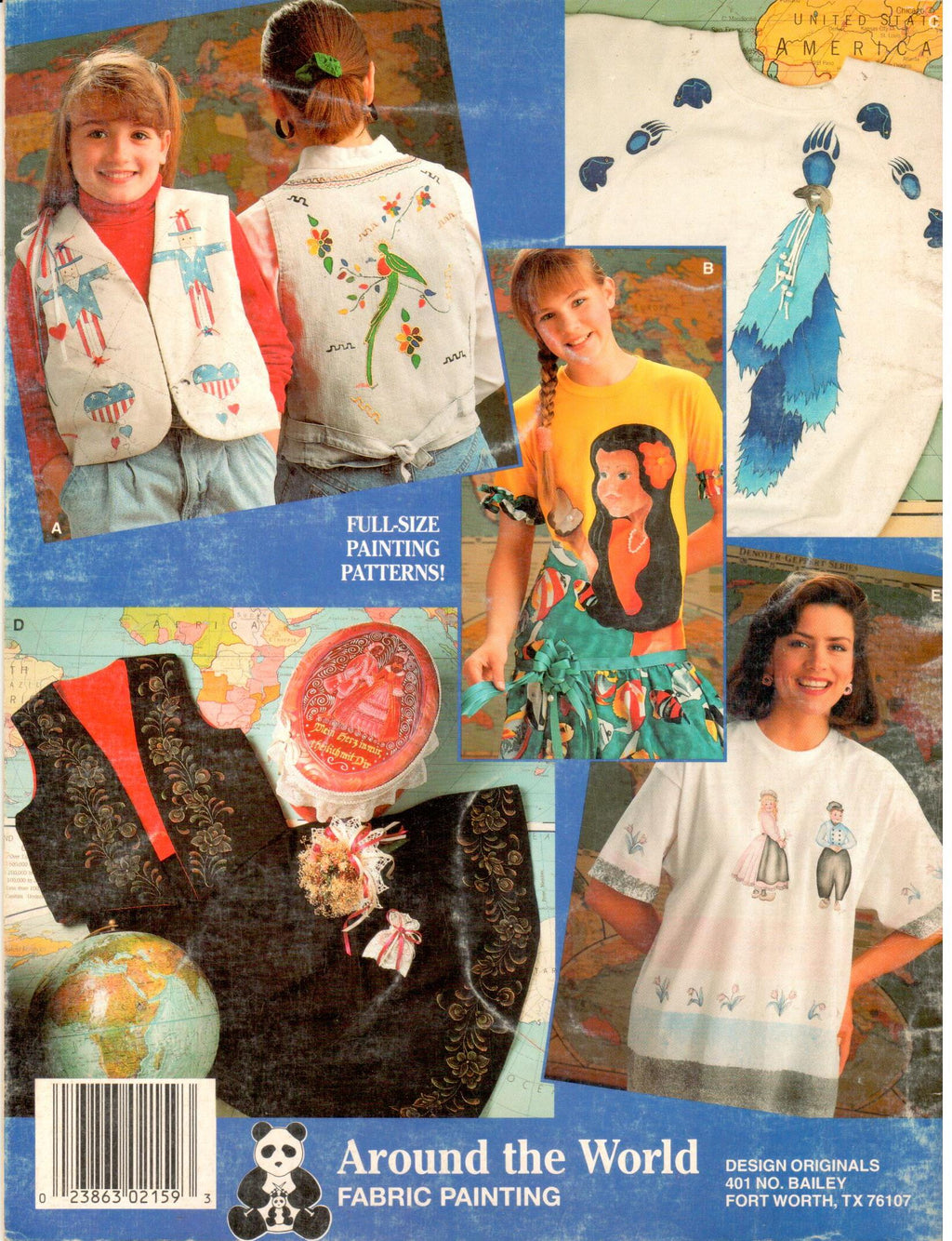 CLEARANCE: Around the World Fabric Painting - Multi-Author
