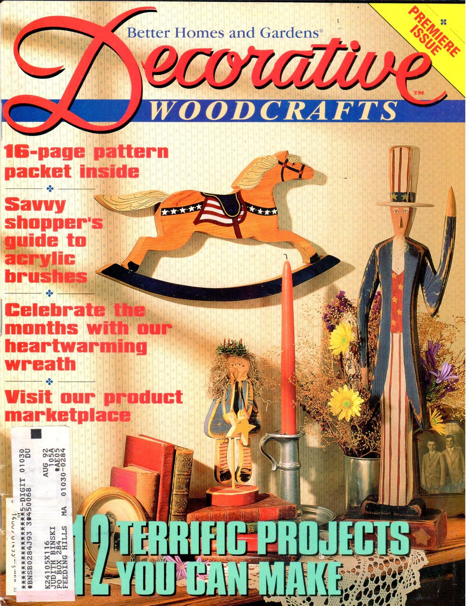 Better Homes and Gardens Decorative Woodcrafts - 1991 October