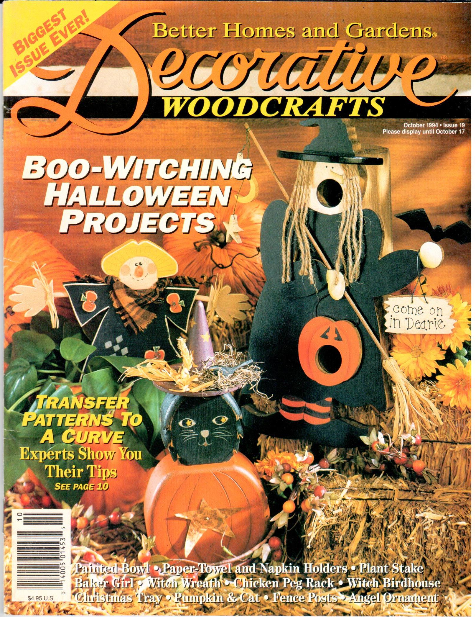 Better Homes and Gardens Decorative Woodcrafts - 1994 October