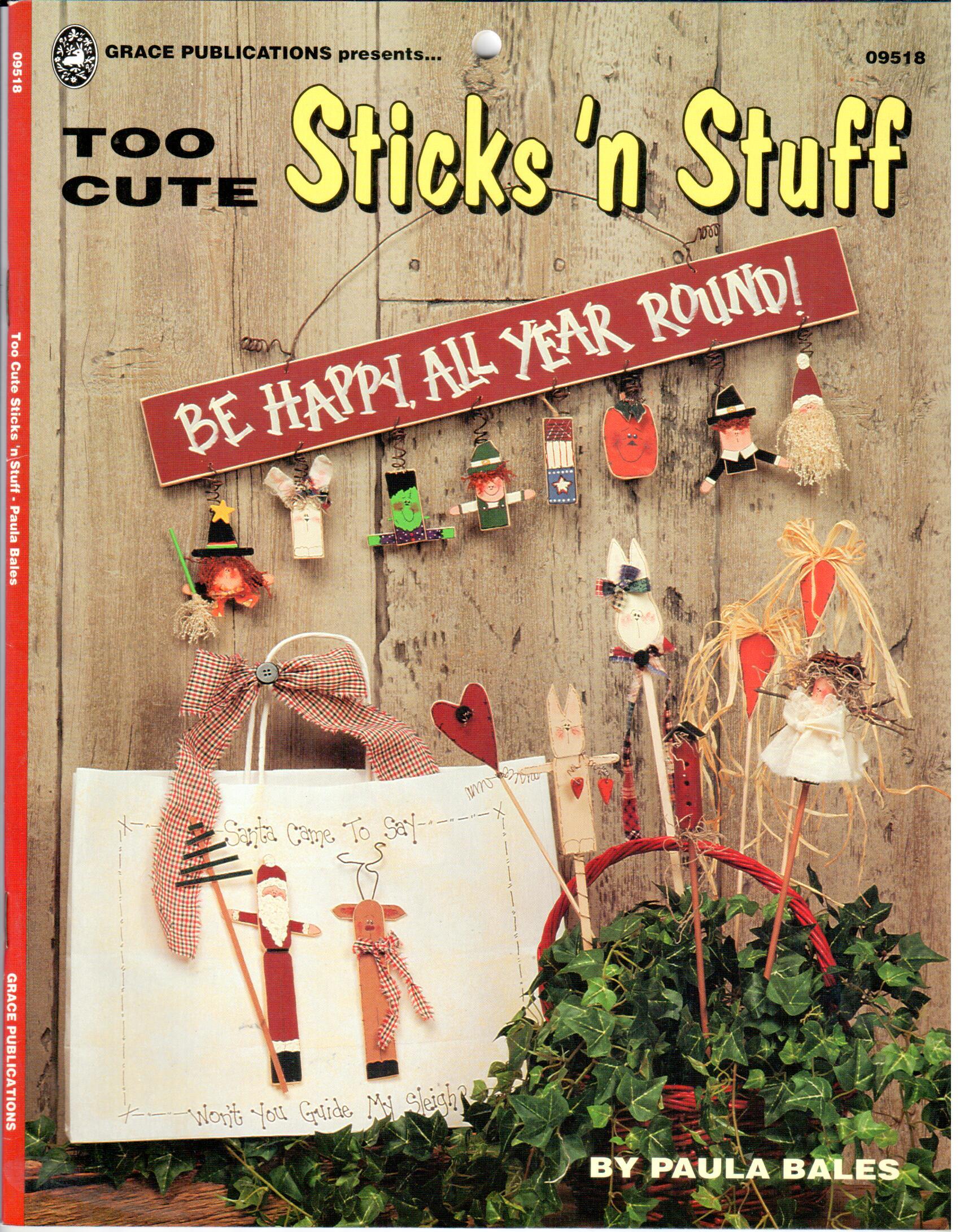 CLEARANCE: Too Cute Sticks 'N Stuff - Paula Bales