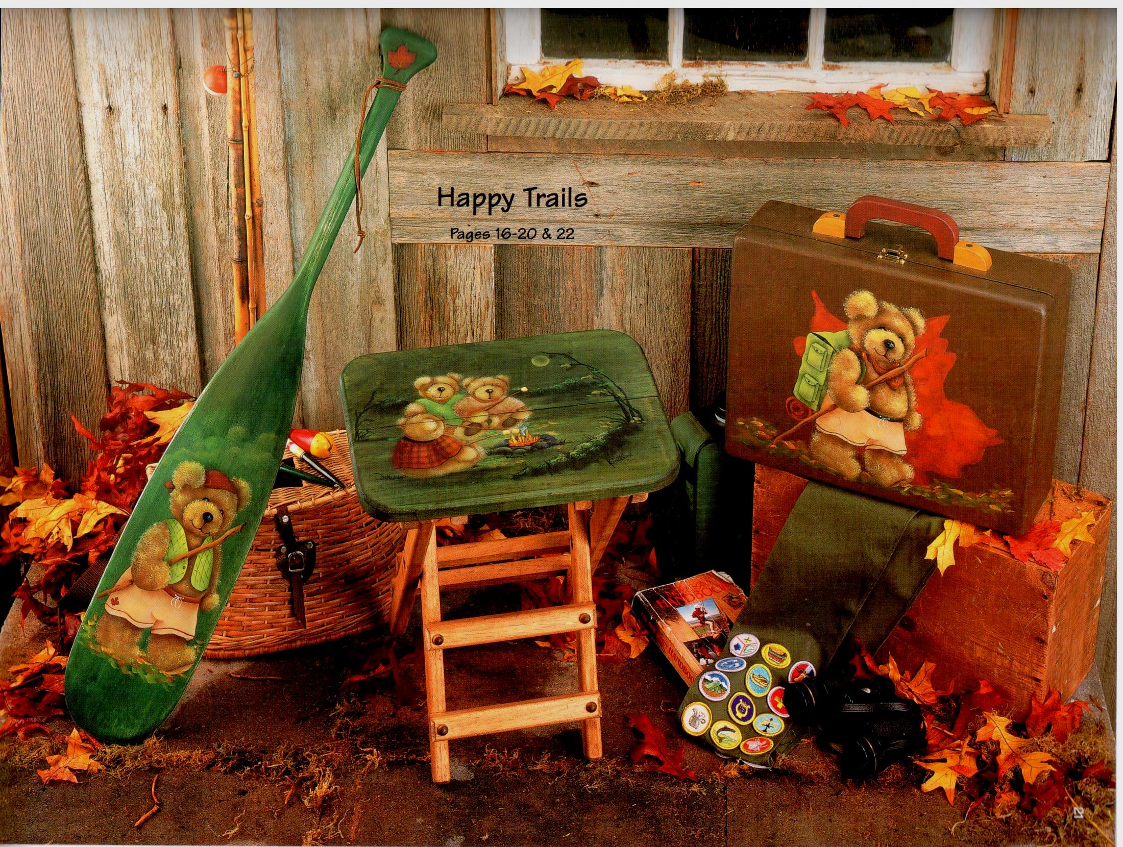 Bears on Country Lane - Pam Gonnason - OOP