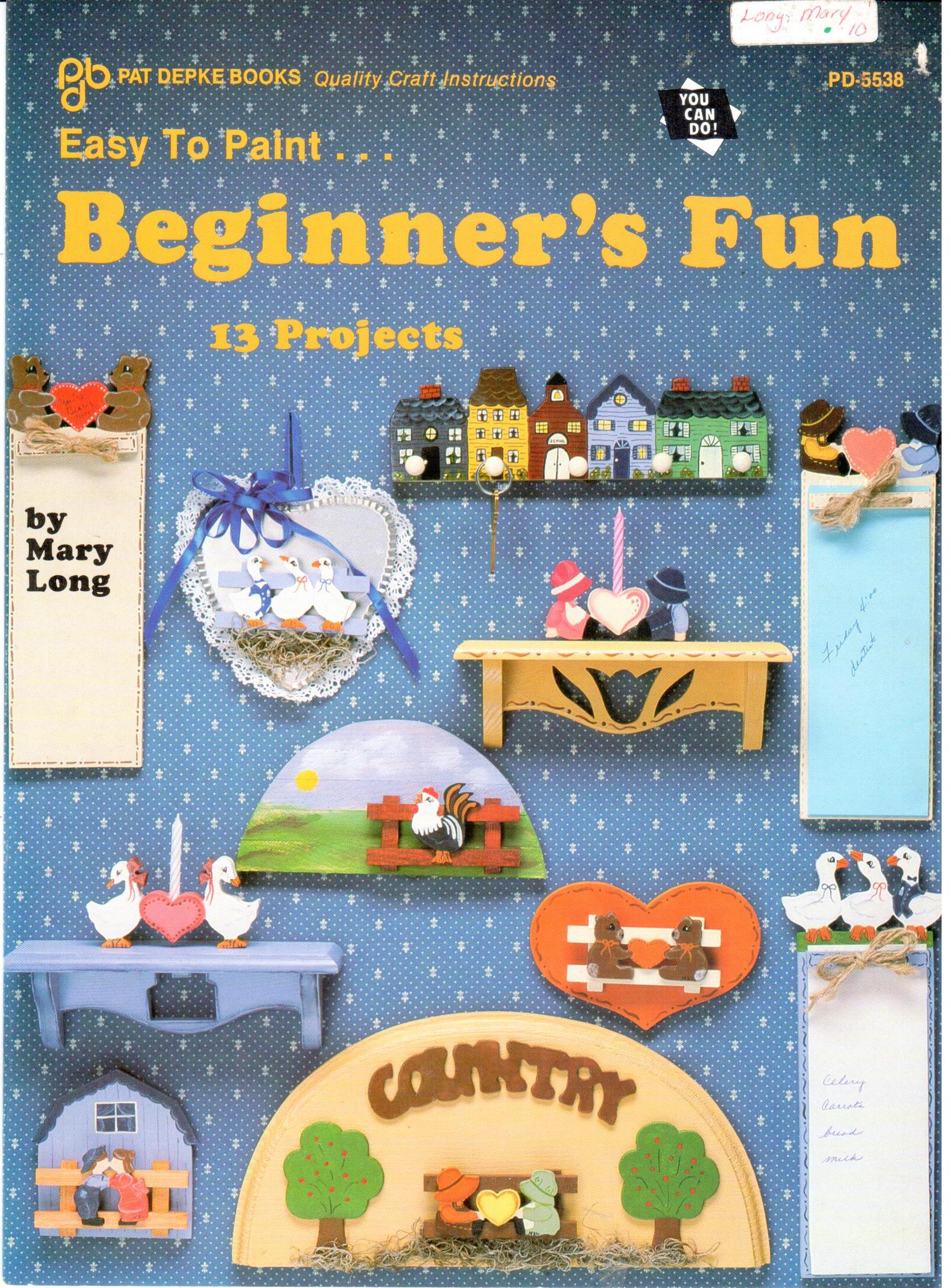 CLEARANCE: Easy to Paint Beginner's Fun - Mary Long