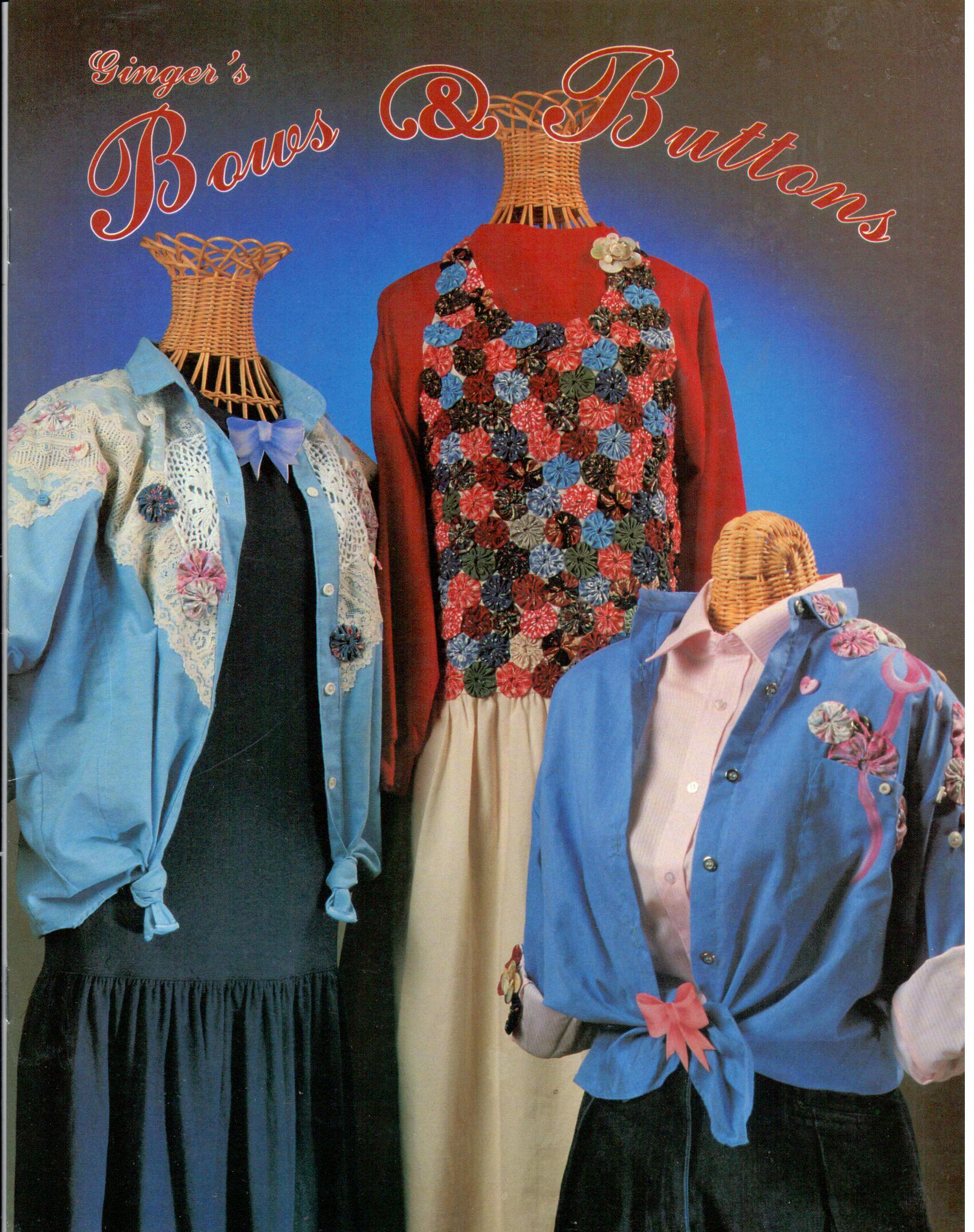 CLEARANCE: Ginger's Bows & Buttons - Ginger Edwards