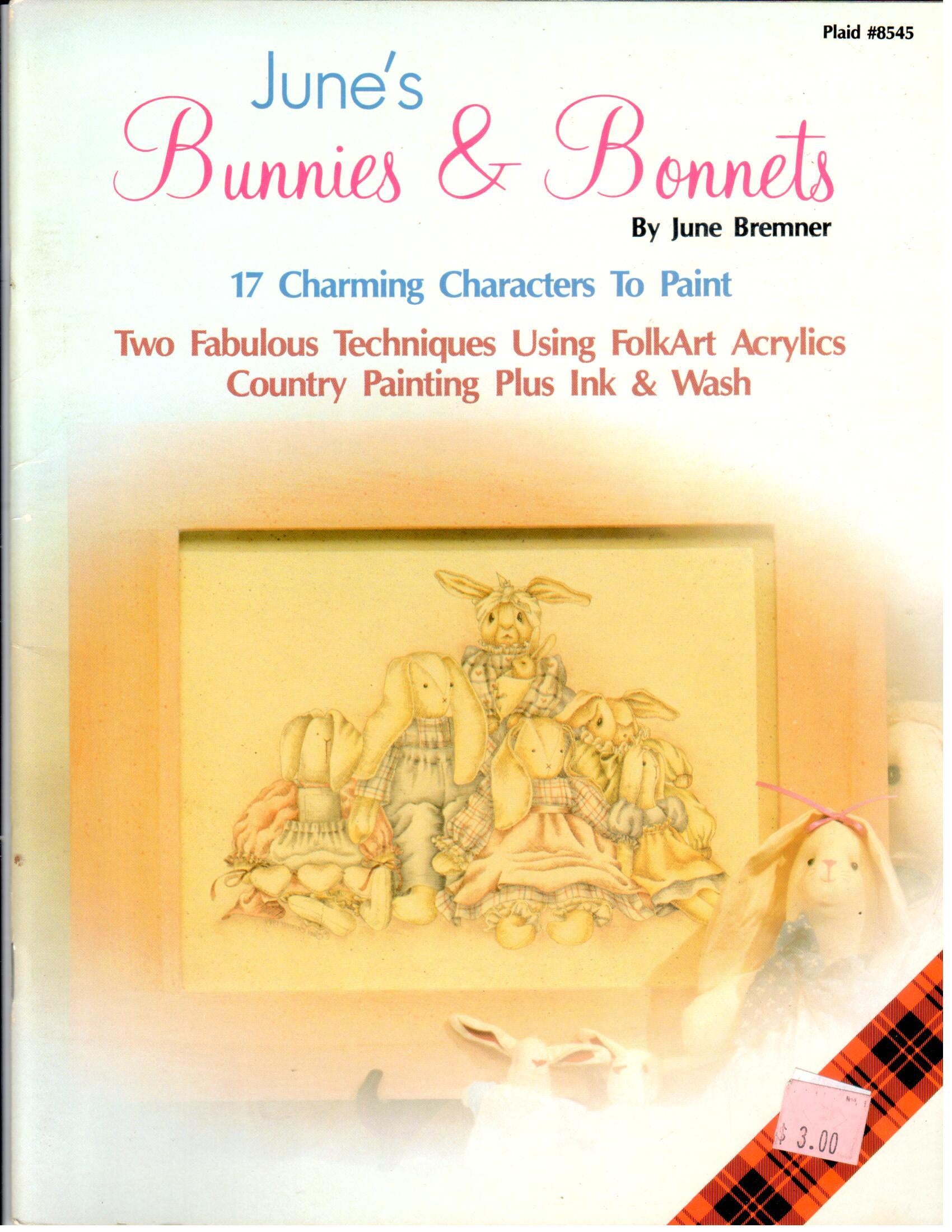 CLEARANCE: June's Bunnies & Bonnets - June Brenner