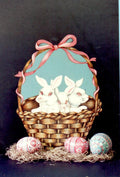 Bunnies in Basket - Janette Bullman