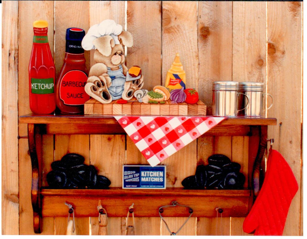 Bunny Barbecue Utensil Holder - Debbie Mitchell