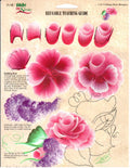 CLEARANCE:  Plaid One Stroke Reusable Teaching Guide 1101 Cabbage Rose Bouquet - Donna Dewberry